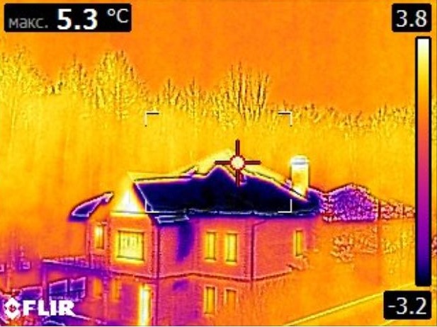Тепловизионное обследование кровель и фасадов зданий